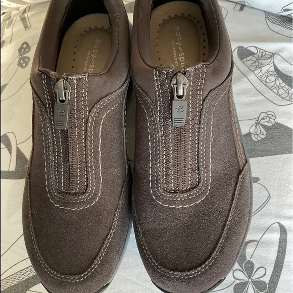 Easy Spirit Nubuck Zippered Slip On Shoes - Picture 1 of 4